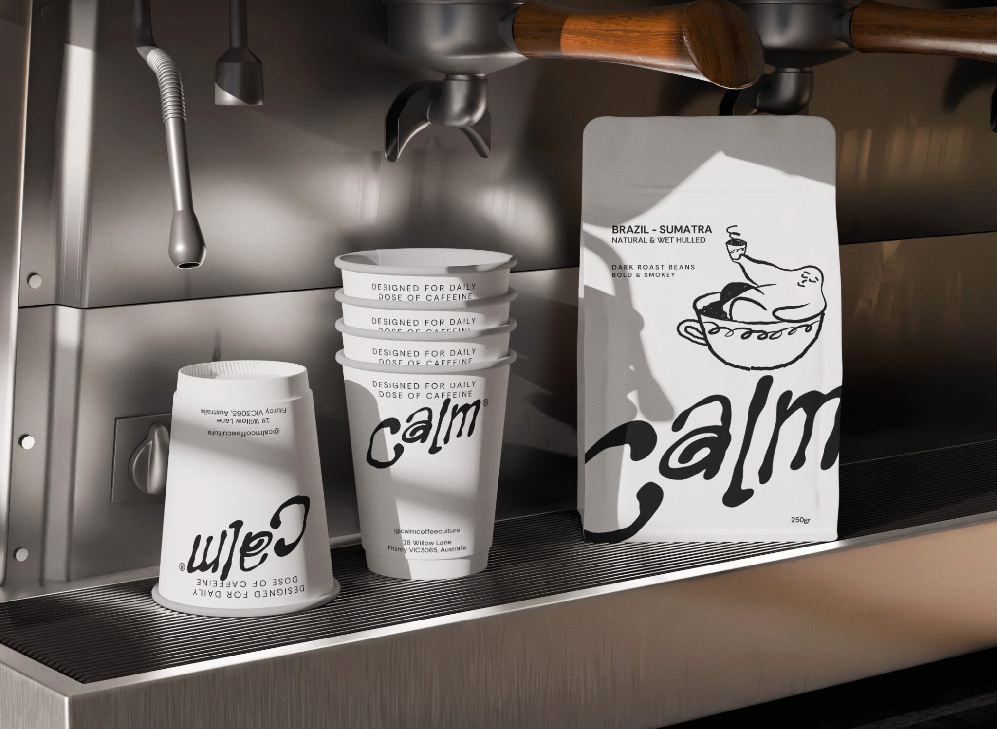 Calm Coffee Packaging