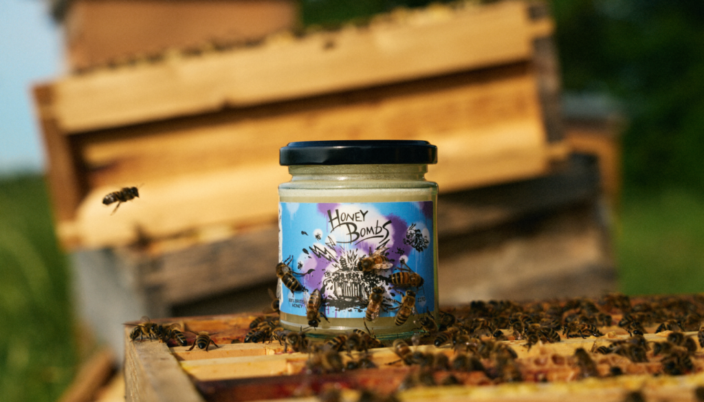 HoneyBombs Honey Packaging Design