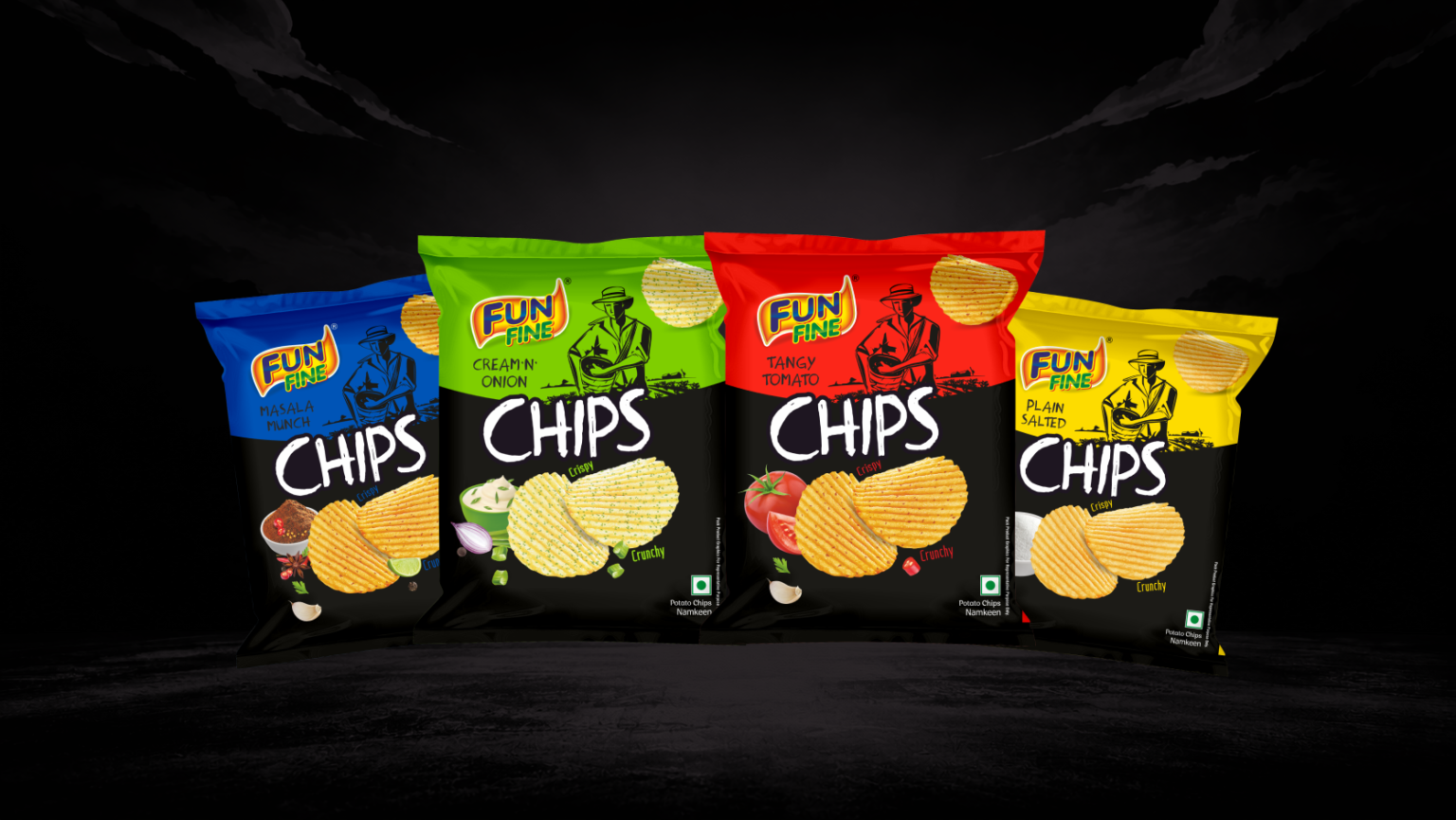 Fun Fine Chips – Flavourful Packaging Design Concept