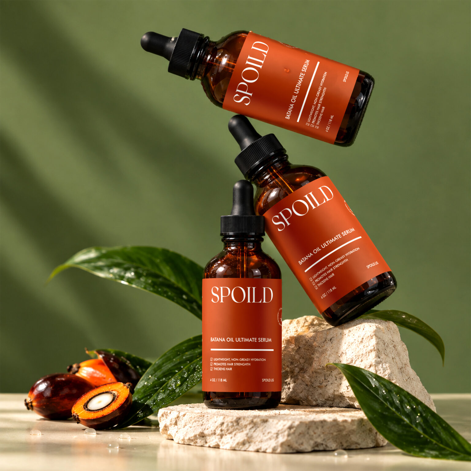 SPOILD Hair Care Packaging Design & Product Photography