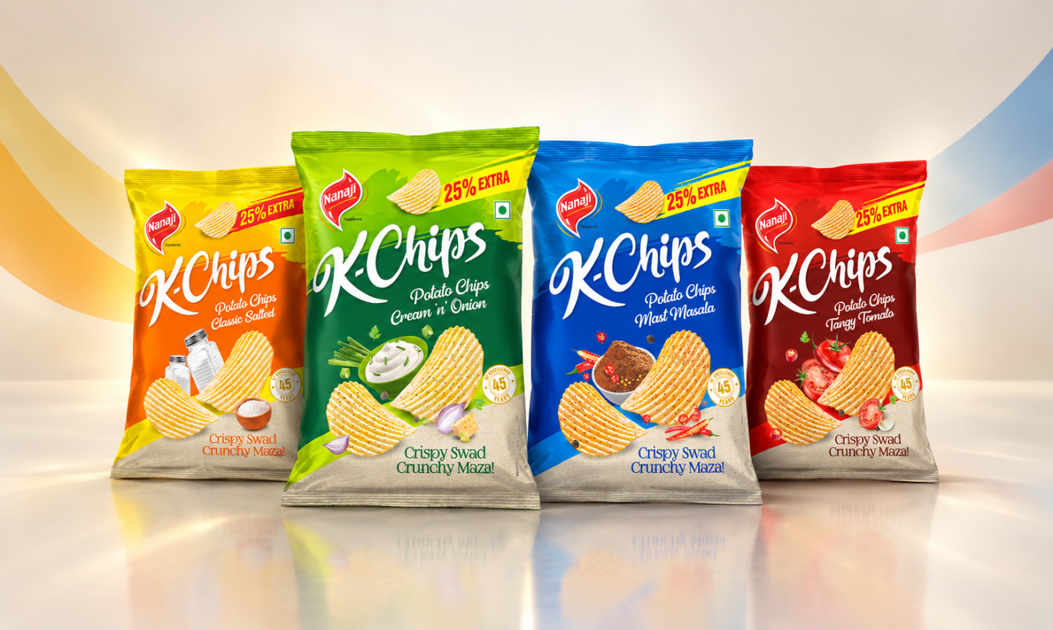 NANA JI K-Chips – Potato Chips Packaging Design