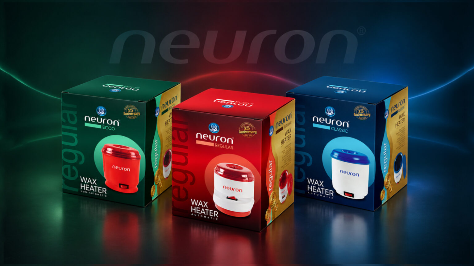 Neuron Wax Heater Packaging Design