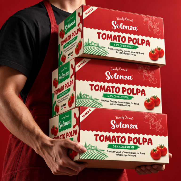 Tomato Polpa / Pulp Industrial Carton Box
