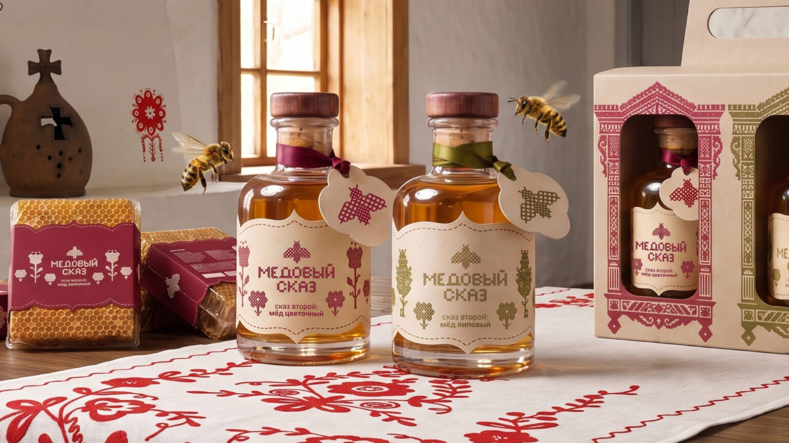 Medovy Skaz – Honey Packaging