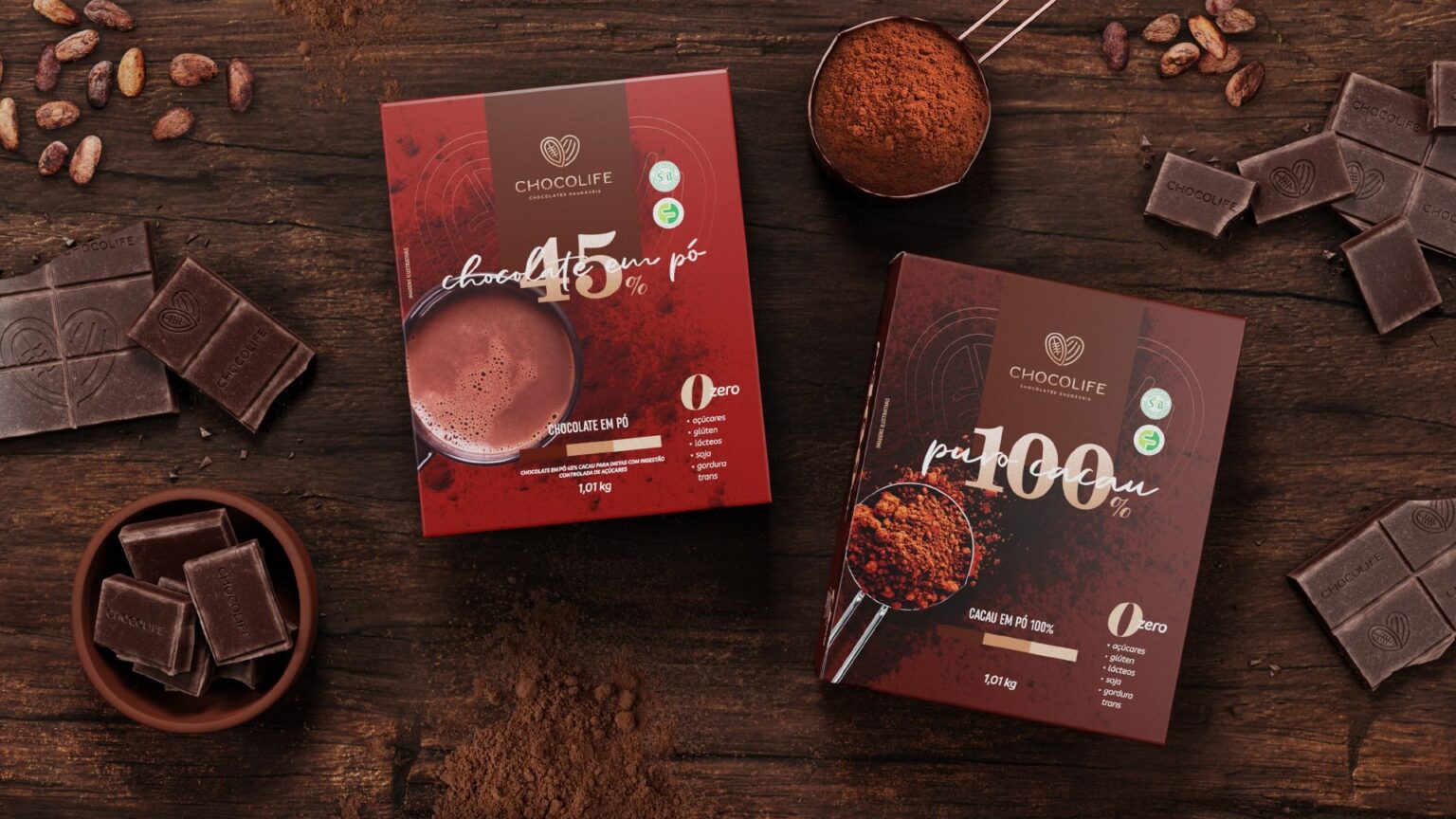 Chocolife Cocoa Powders – Packaging Of The World