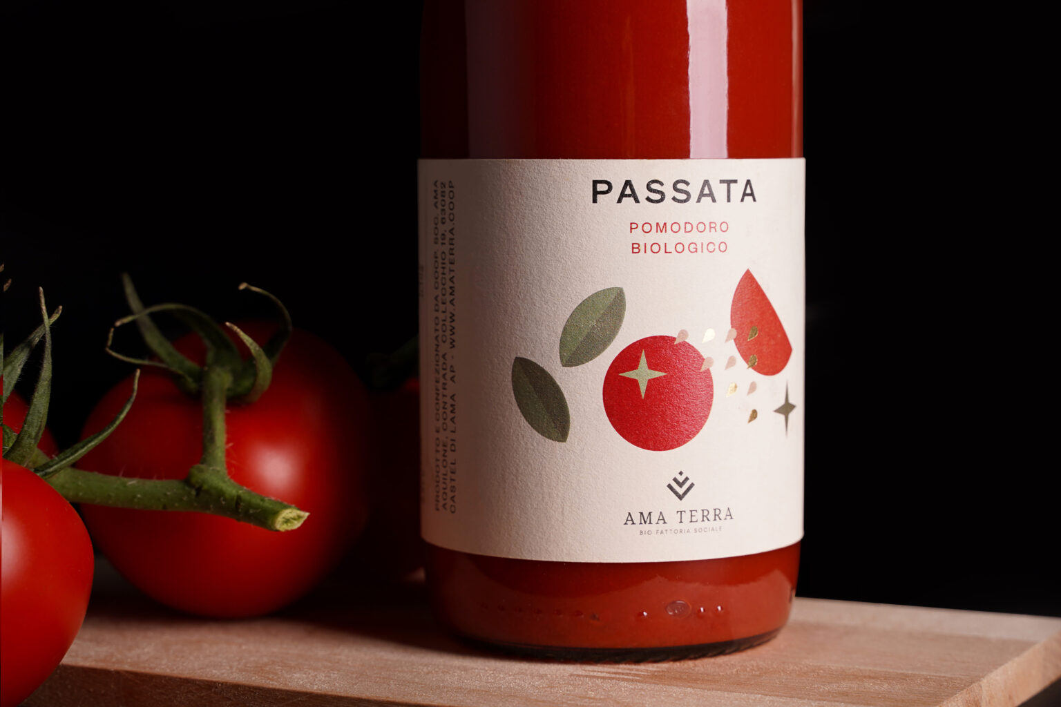 Ama Terra Tomato Label – Packaging Of The World