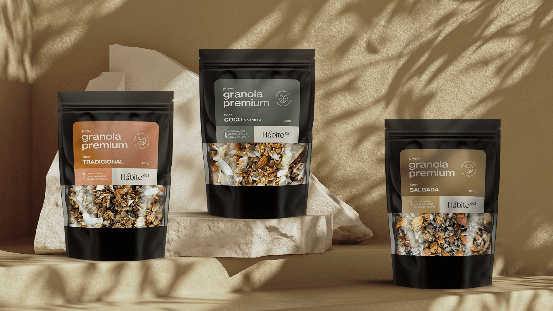 Hábito 021 Premium Granolas – Packaging Of The World