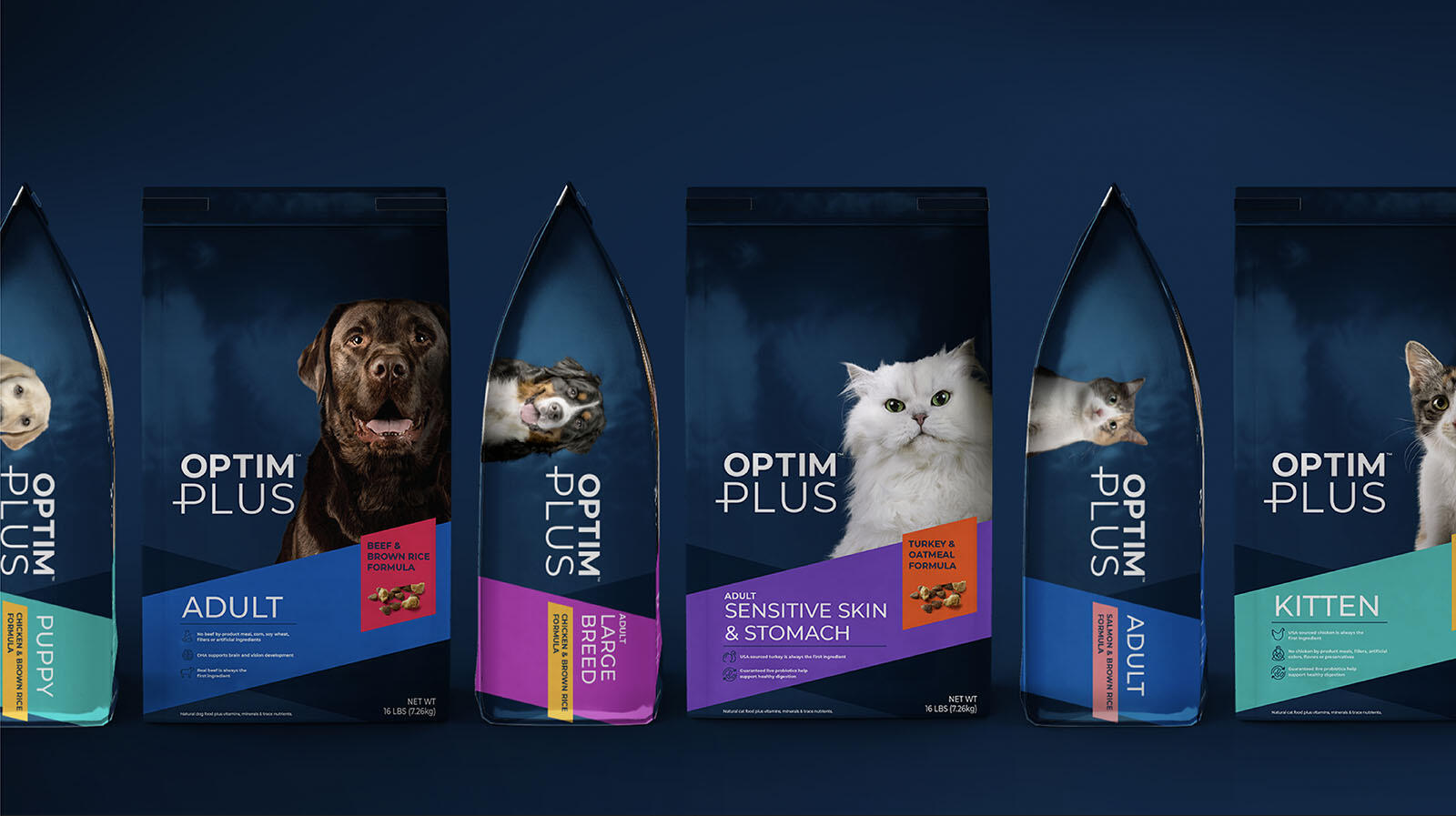 Optim Plus Premium Pet Food Packaging Of The World