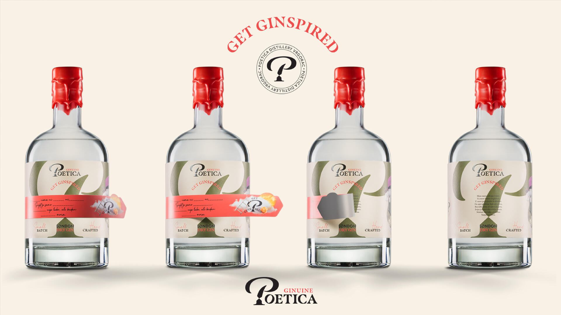 Poetica Branding For Croatian Craft Gin Packaging Of The World