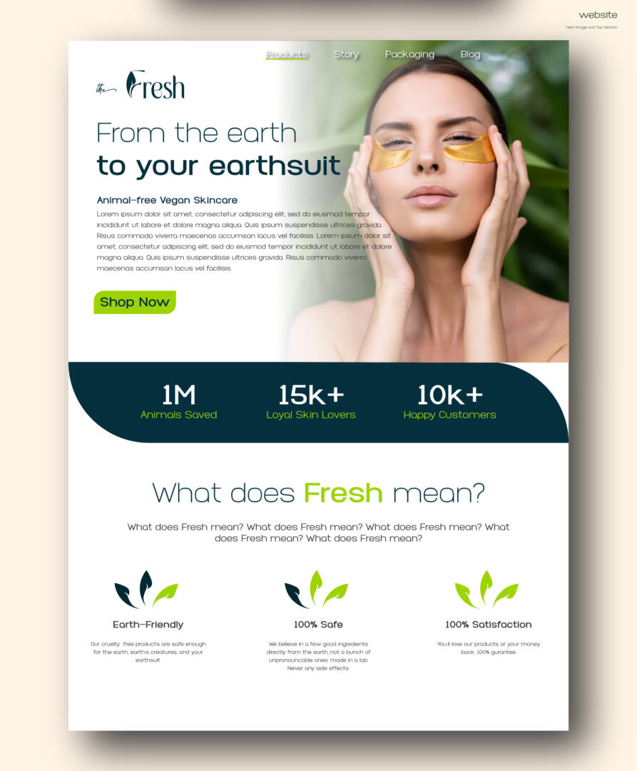 The Fresh – Vegan Skincare – Packaging Of The World