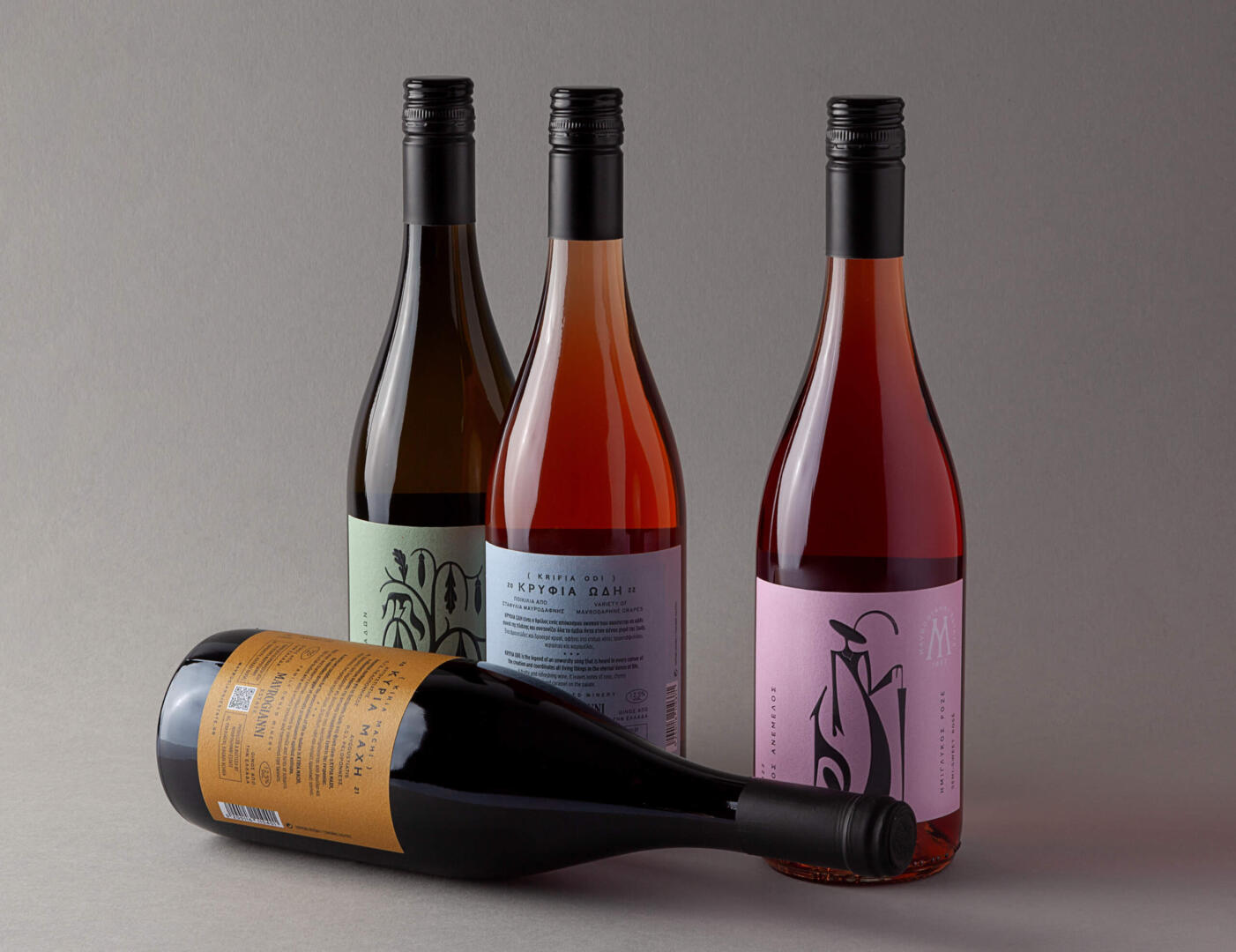 Mavrogianni Estate Identity and Packaging Design for core wines ...