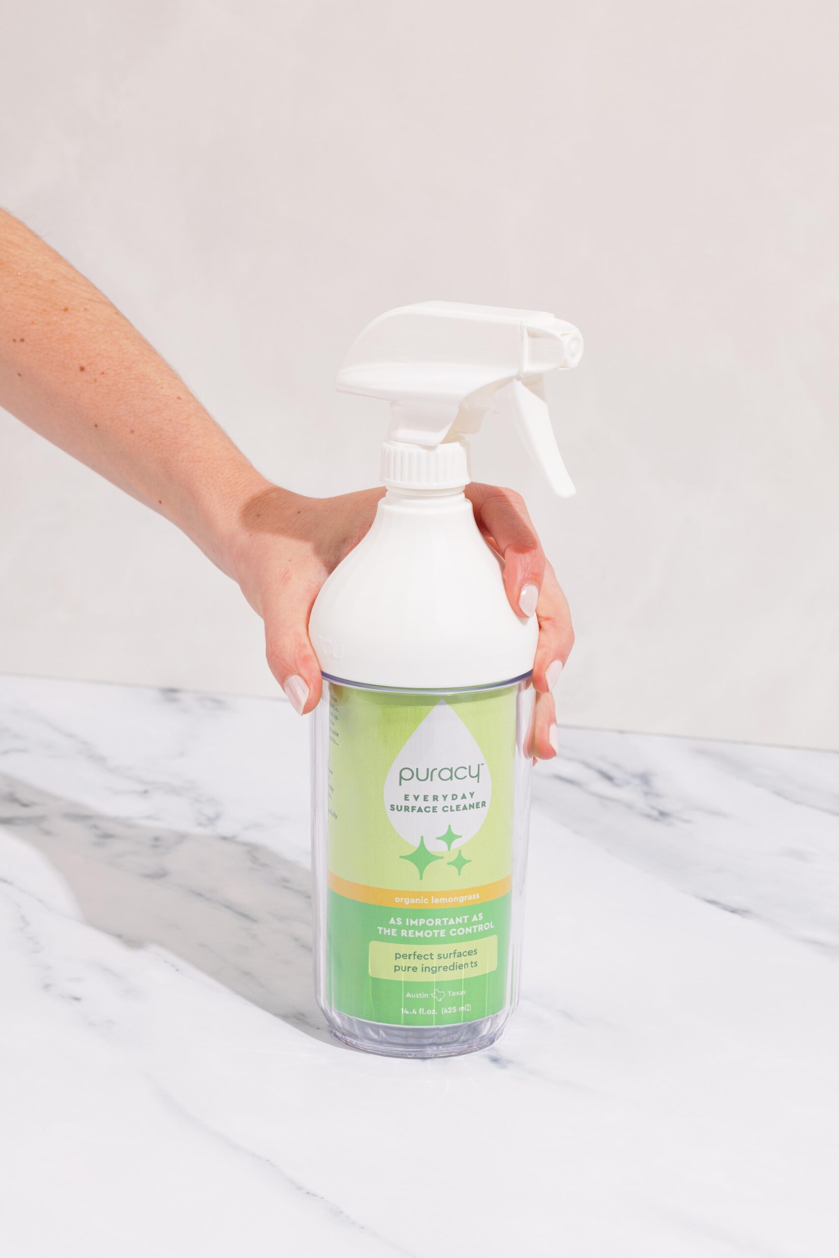 Puracy Green Tea & Lime Clean Surface Cleaner Refill Can - 14.4 Fl