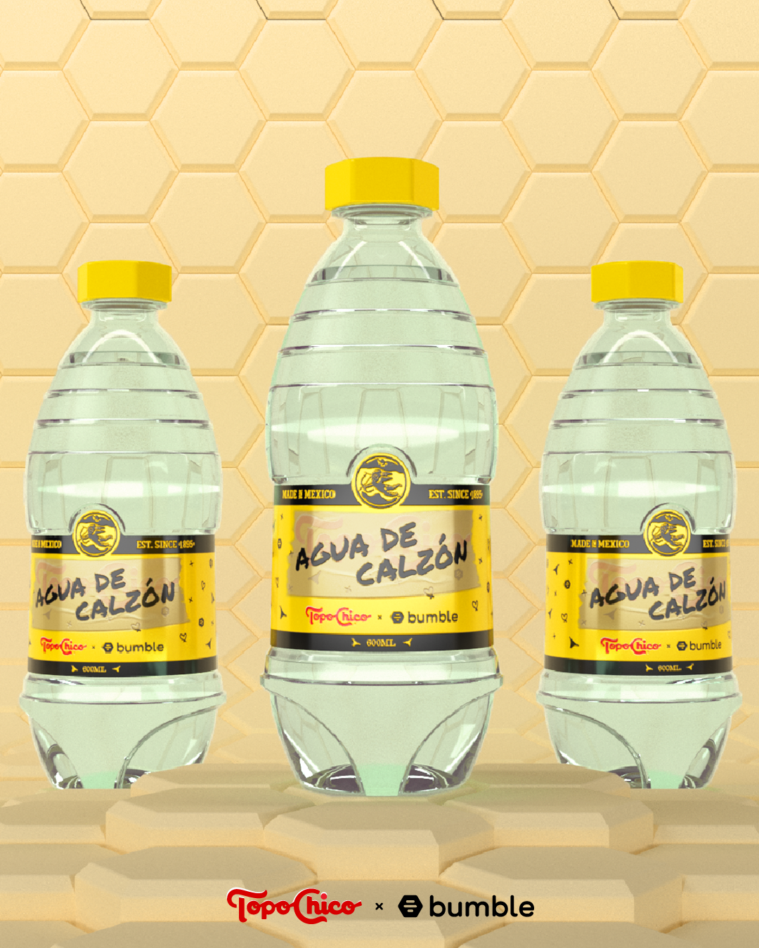 Agua de Calzón – Topo Chico x Bumble – Packaging Of The World