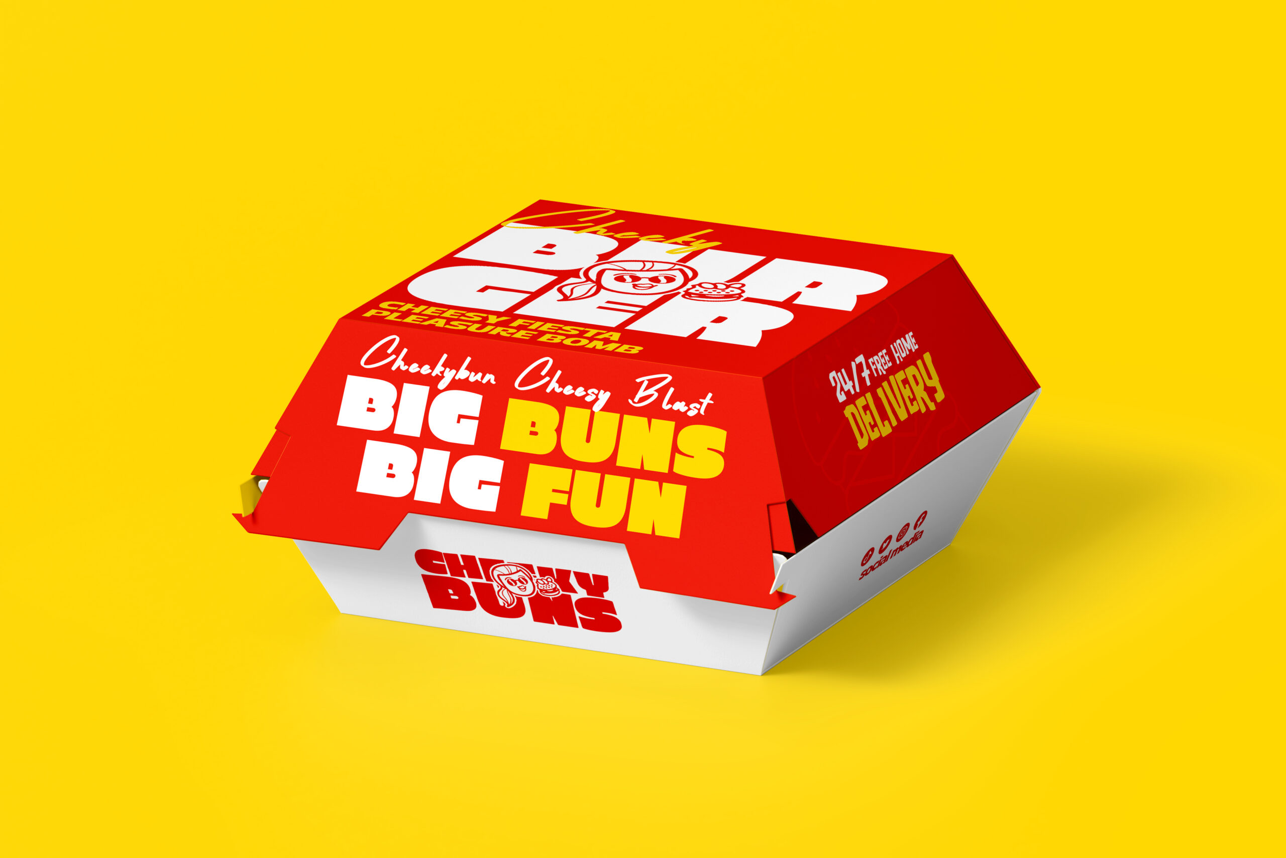 CheekyBUNS Burger – Packaging Of The World