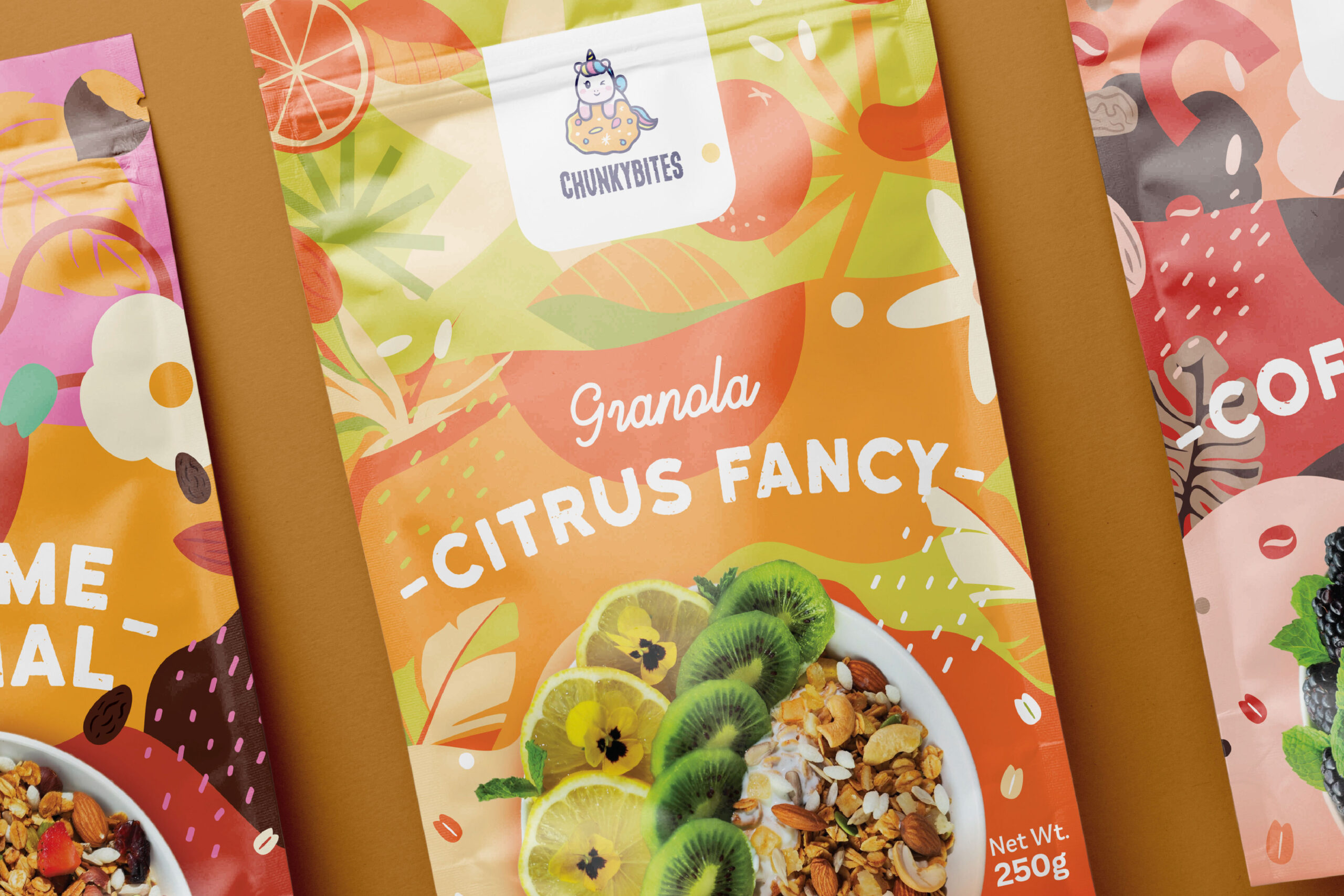 Chunky Bites Granola Packaging Design – Packaging Of The World