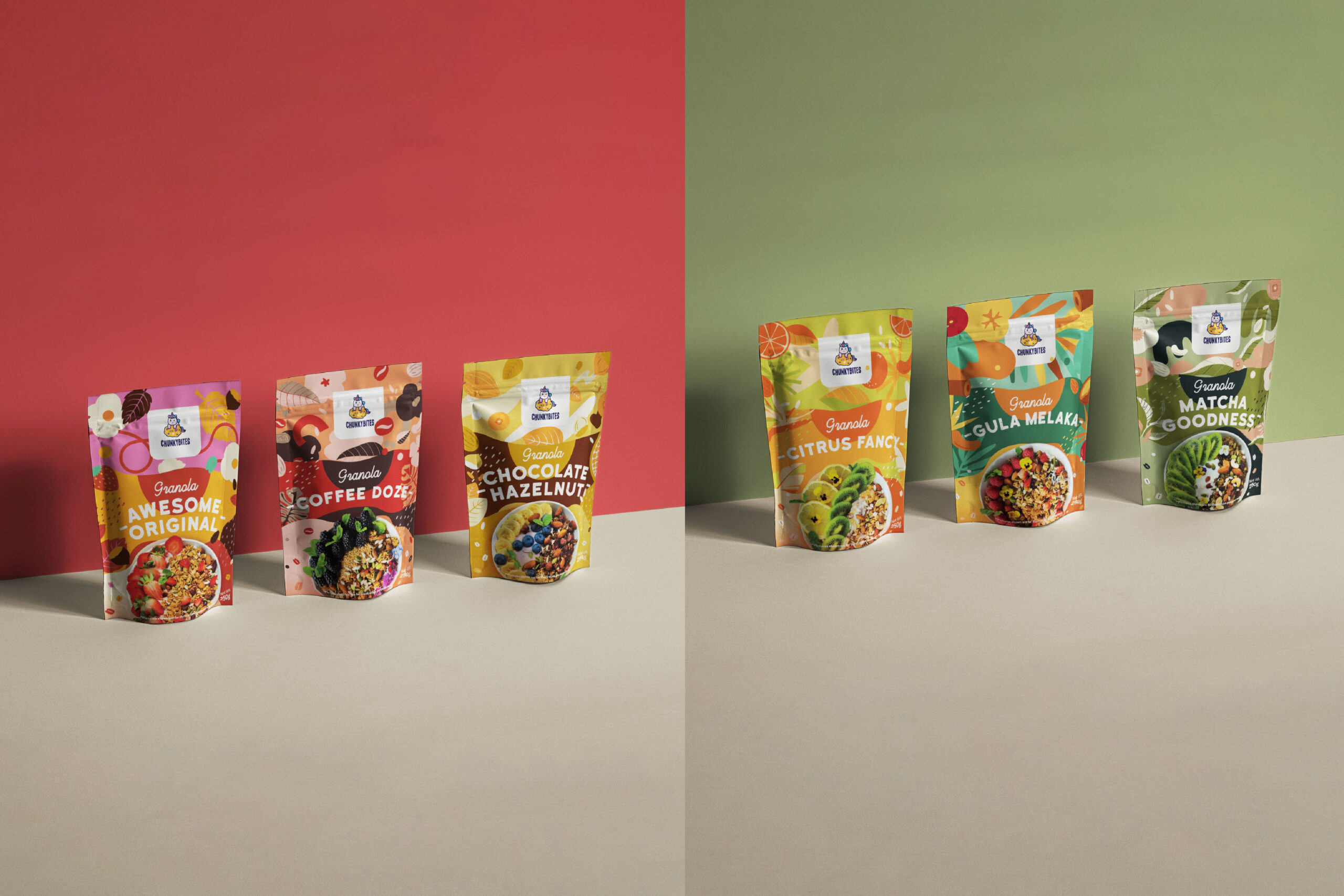 Chunky Bites Granola Packaging Design – Packaging Of The World