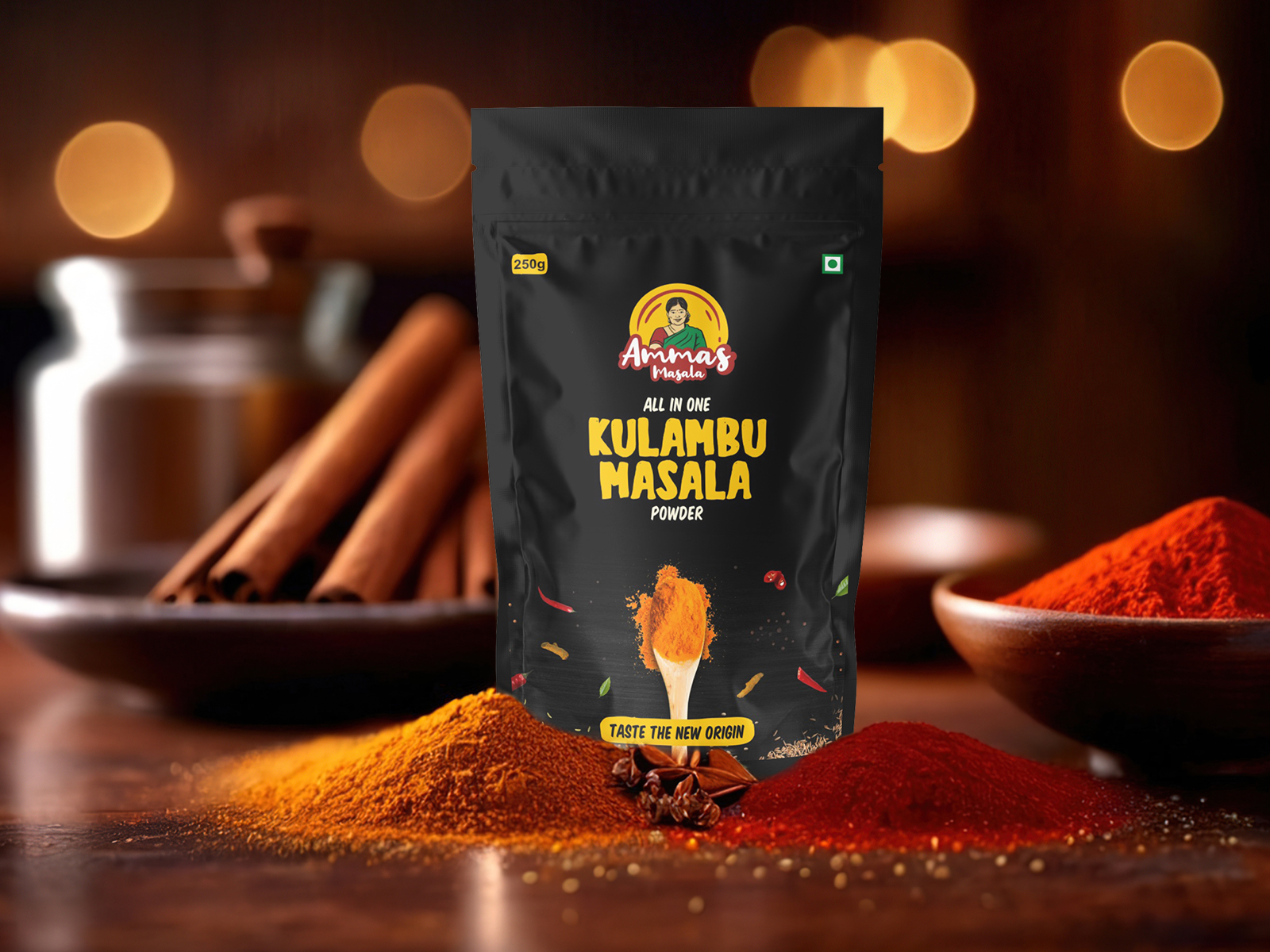 Ammas Masala’s Package Identity Packaging Of The World