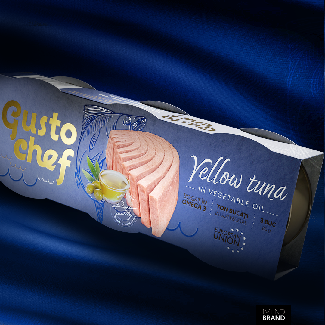 Gusto Chef Premium Tuna – Packaging Of The World