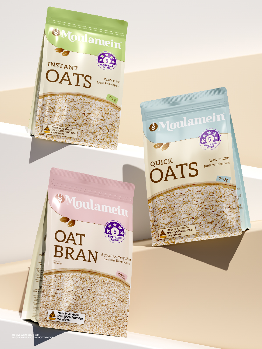 Oatmeal Packing Moulamein |Oatmeal Series Package – Packaging Of The World