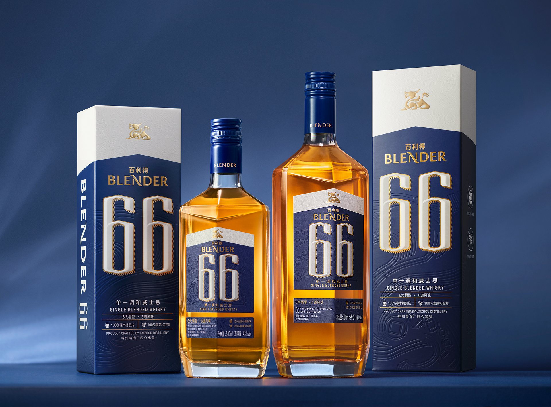 BLENDER single blended whisky – Packaging Of The World